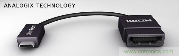 ANALOGIX的SlinPort解決方案，可以協助業者集成MyDP應用功能