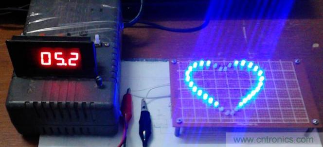 三八節(jié)將至！DIY心形LED流水燈！你們懂的~