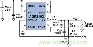 DC-DC開關穩壓器&mdash;&mdash; 在DSP系統中延長電池壽命