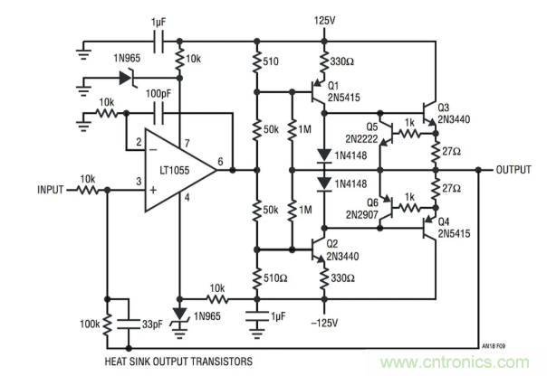 如何實現(xiàn)調整運放提供50V或更高的電壓？