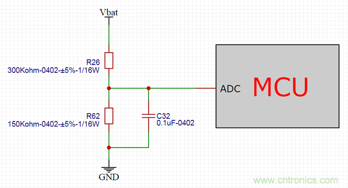 電池電壓偵測電路&ldquo;踩坑&rdquo;：分壓電阻的精度竟然是5%，不是1%