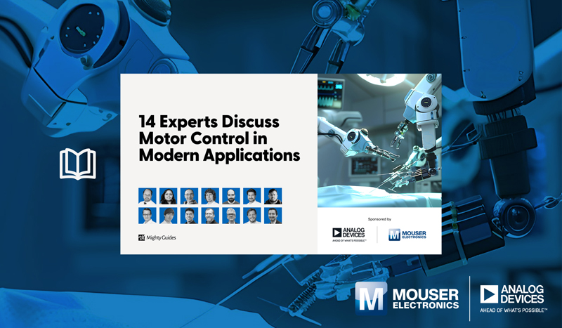 集成化+智能化：貿澤電子攜手ADI發布電子書破局電機控制困境