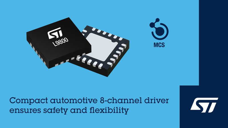 破局ECU空間焦慮！意法半導(dǎo)體8通道車(chē)規(guī)驅(qū)動(dòng)器重塑車(chē)身控制ASIL-B安全邊界